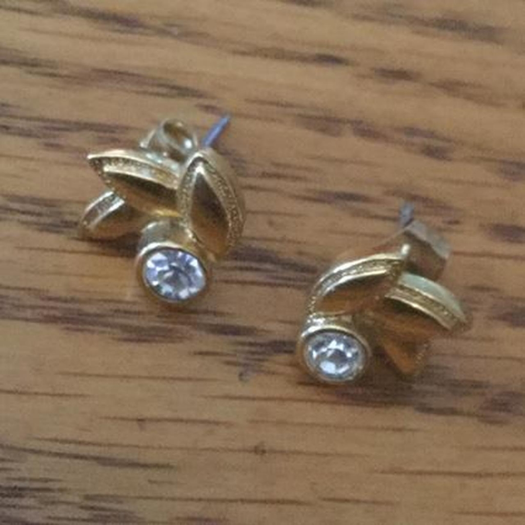 Tiny Rhinestone Earrings